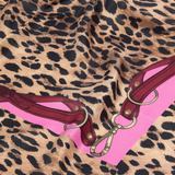 Foulard con stampa maculata 106656A3IN RN4 PINKO Rosso/rosa 