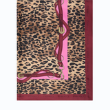 Foulard con stampa maculata 106656A3IN RN4 PINKO Rosso/rosa 