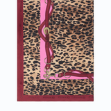 Foulard con stampa maculata 106656A3IN RN4 PINKO Rosso/rosa 