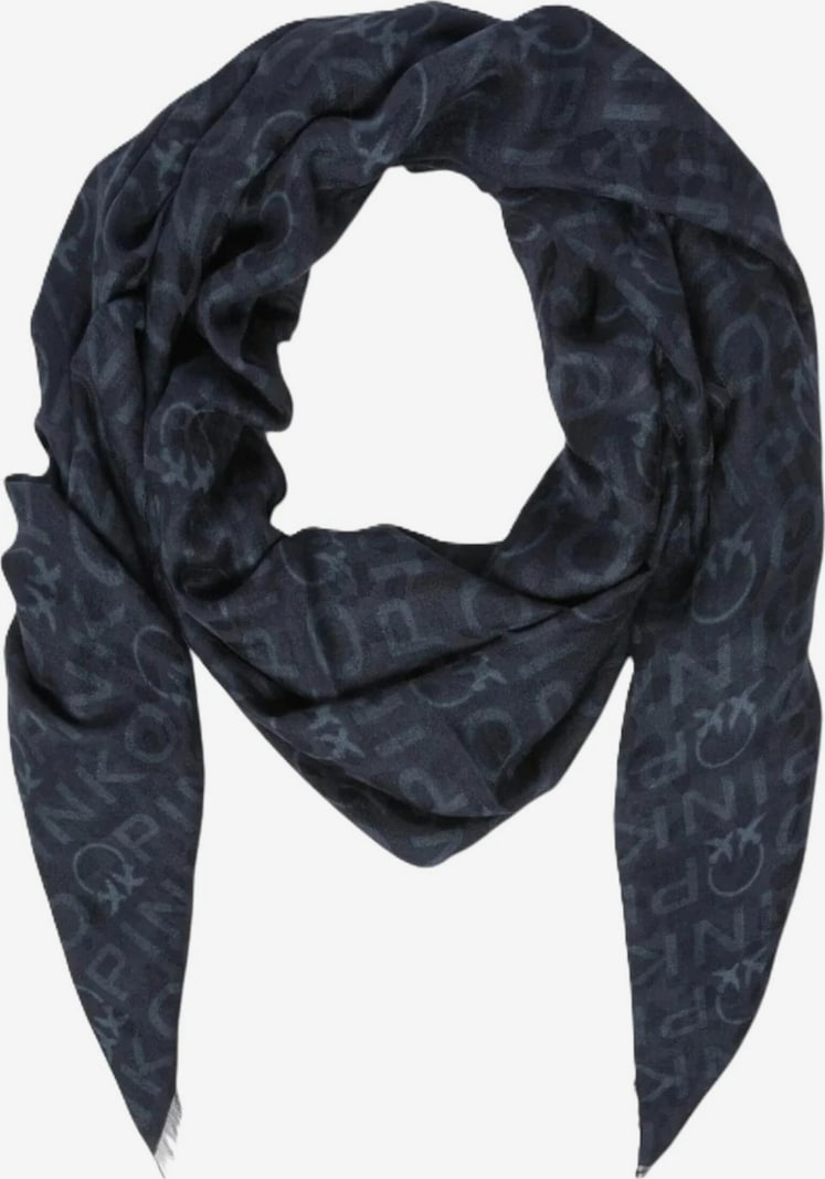 Stola logata 106658A3KH G03 PINKO Blu marino cupo 