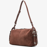 Borsa in suede con tracolla 106676A0F6 L88O PINKO Castano intenso-old silver 