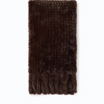 Maxi sciarpa effetto pelliccia 107079A3EH L72 PINKO Marrone testa moro 