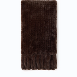 Maxi sciarpa effetto pelliccia 107079A3EH L72 PINKO Marrone testa moro 