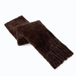 Maxi sciarpa effetto pelliccia 107079A3EH L72 PINKO Marrone testa moro 