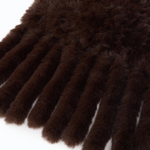 Maxi sciarpa effetto pelliccia 107079A3EH L72 PINKO Marrone testa moro 