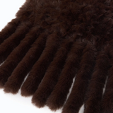 Maxi sciarpa effetto pelliccia 107079A3EH L72 PINKO Marrone testa moro 