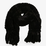 Maxi sciarpa effetto pelliccia 107079A3EH Z99 PINKO Nero limousine 