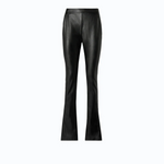 Pantaloni slim fit svasati effetto nappa 107127A3EQ Z99 PINKO Nero limousine 