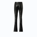 Pantaloni slim fit svasati effetto nappa 107127A3EQ Z99 PINKO Nero limousine 