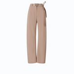 Pantaloni con cintura 107201A18E L13 PINKO Beige-oliva lucido 