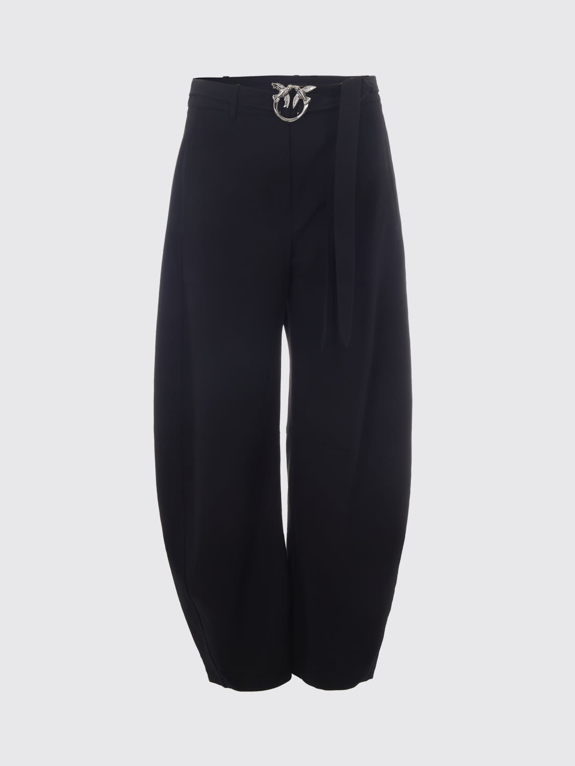 Pantaloni con cintura 107201A18E Z99 PINKO Nero limousine 