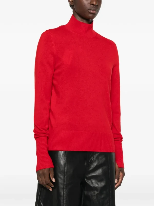 Maglia collo alto in lana e cachemire 107204A3G1 R66 PINKO Rosso-intenso 