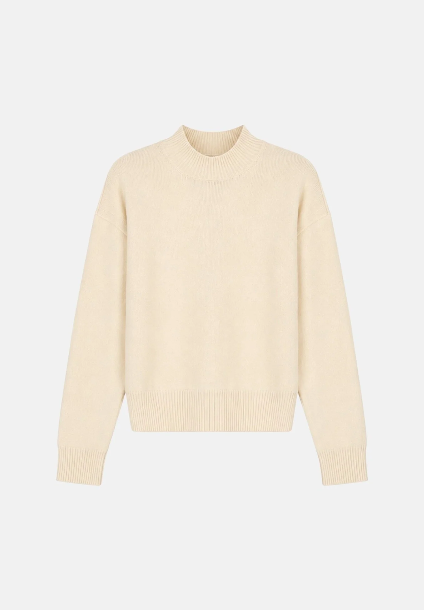Lupetto in lana 107205A3G1 C15 PINKO Beige rugiada gelata 