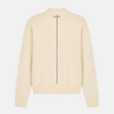 Lupetto in lana 107205A3G1 C15 PINKO Beige rugiada gelata 