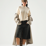 Lupetto in lana 107205A3G1 C15 PINKO Beige rugiada gelata 