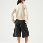 Lupetto in lana 107205A3G1 C15 PINKO Beige rugiada gelata 
