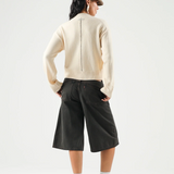 Lupetto in lana 107205A3G1 C15 PINKO Beige rugiada gelata 