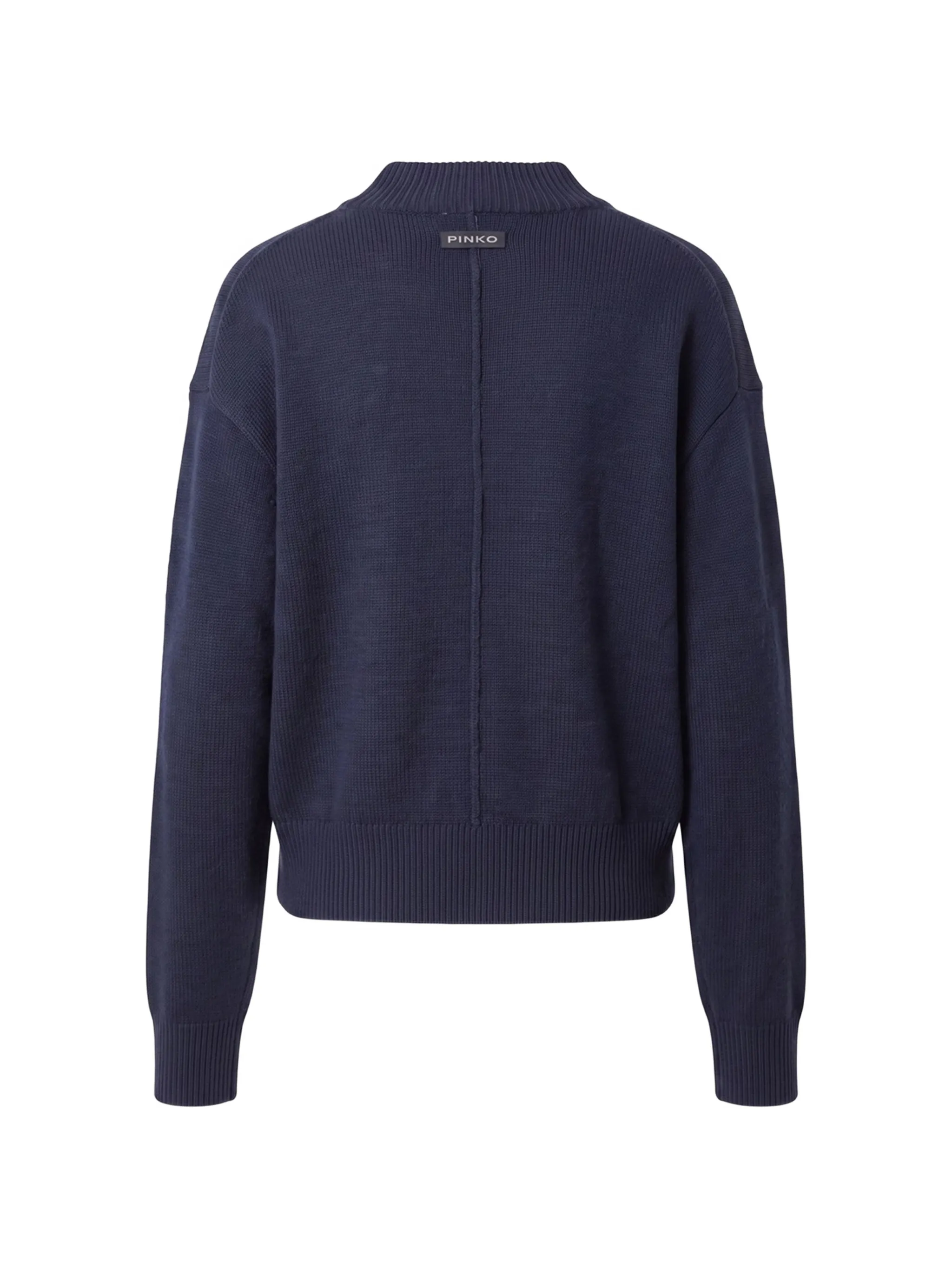Lupetto in lana 107205A3G1 G02 PINKO Blu-eclissi totale 