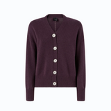 Cardigan in lana e cashmere 107212A3G1 W63 PINKO Viola prugna perfetto 