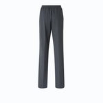 Pantaloni a gamba dritta con vita elasticizzata 107213A3AH I76 PINKO Grigio corvo 