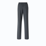 Pantaloni a gamba dritta con vita elasticizzata 107213A3AH I76 PINKO Grigio corvo 