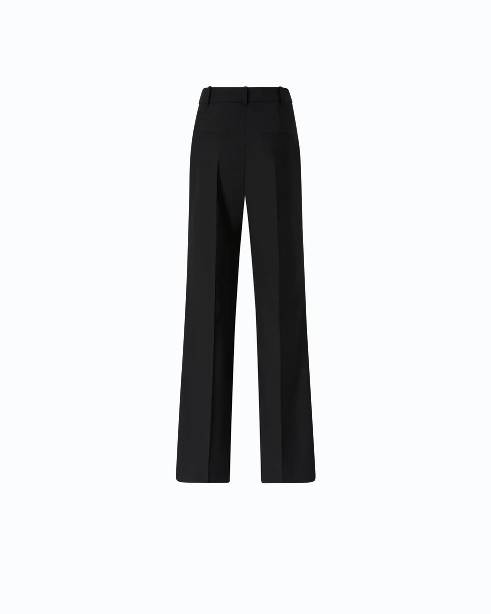 Pantalone sartoriale in fresco di lana 107214A3G3 Z99 PINKO Nero limousine 