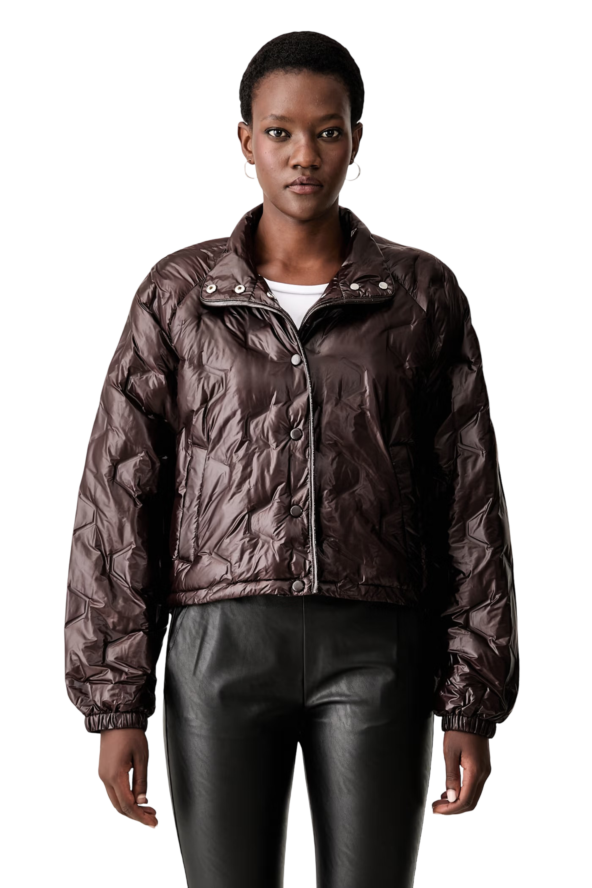 Giacca trapuntata 107223A3FI L72 PINKO Marrone testa moro 