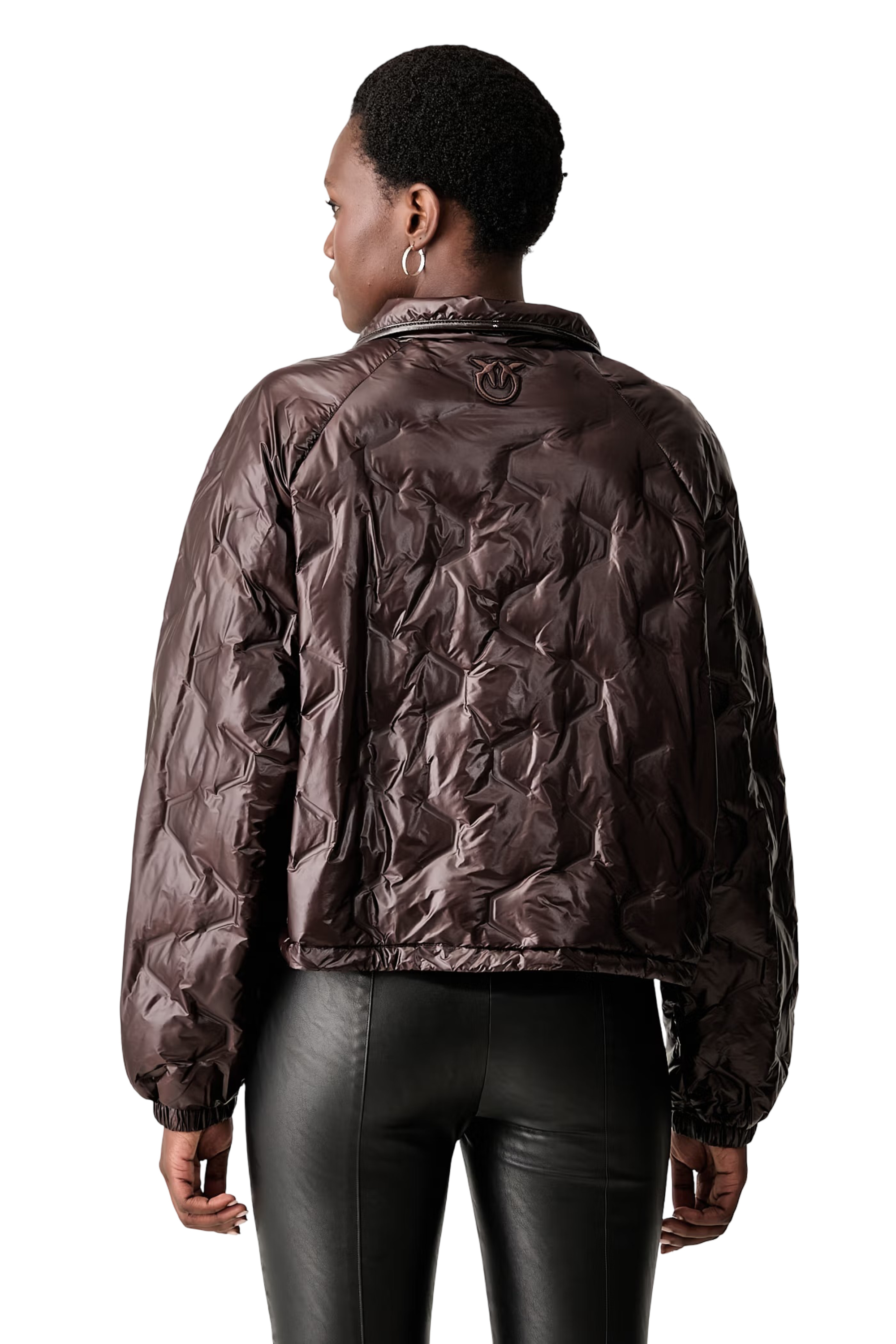 Giacca trapuntata 107223A3FI L72 PINKO Marrone testa moro 