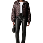 Giacca trapuntata 107223A3FI L72 PINKO Marrone testa moro 