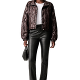 Giacca trapuntata 107223A3FI L72 PINKO Marrone testa moro 