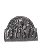 Cappello in lana con paillettes 107256A3EJ I42 PINKO Grigio pioggerella 