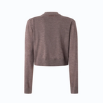 Maglia senza maniche con cardigan integrato 107259A3FY I66 PINKO Beige corda bungee 