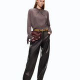 Maglia senza maniche con cardigan integrato 107259A3FY I66 PINKO Beige corda bungee 
