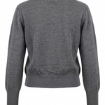 Maglia senza maniche con cardigan integrato 107259A3FY I76 PINKO Grigio corvo 