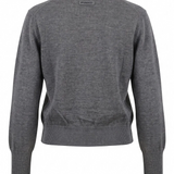 Maglia senza maniche con cardigan integrato 107259A3FY I76 PINKO Grigio corvo 