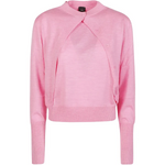 Maglia senza maniche con cardigan integrato 107259A3FY O00 PINKO Rosa garofano 