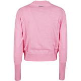 Maglia senza maniche con cardigan integrato 107259A3FY O00 PINKO Rosa garofano 