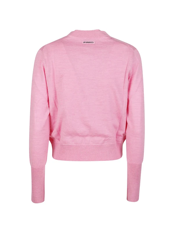 Maglia senza maniche con cardigan integrato 107259A3FY O00 PINKO Rosa garofano 