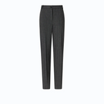 Pantaloni a sigaretta gessati in misto lana stretch 107264A3FF IN4 PINKO Mult. grigio/rosa 