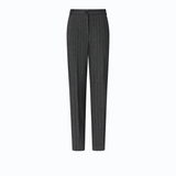 Pantaloni a sigaretta gessati in misto lana stretch 107264A3FF IN4 PINKO Mult. grigio/rosa 