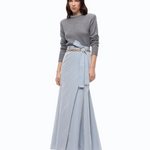 Maglia in misto lana con collo gioiello 107274A3GI II2 PINKO Grigio monumento 