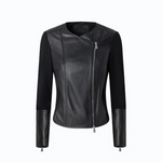 Giubbino biker ibrido 107294Y75K Z99 PINKO Nero limousine 