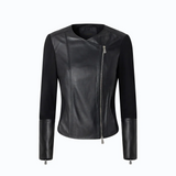 Giubbino biker ibrido 107294Y75K Z99 PINKO Nero limousine 