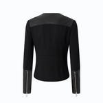 Giubbino biker ibrido 107294Y75K Z99 PINKO Nero limousine 