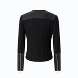 Giubbino biker ibrido 107294Y75K Z99 PINKO Nero limousine 