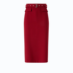 Gonna pencil con cintura 107295A3DA R59 PINKO Rosso rio 