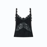 Top lingerie con pizzo 107319A3FC Z99 PINKO Nero limousine 