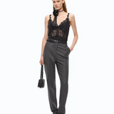 Top lingerie con pizzo 107319A3FC Z99 PINKO Nero limousine 