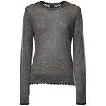 Maglia leggera in lana e cashmere 107328A3IQ I76 PINKO Grigio corvo 