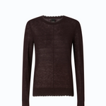 Maglia leggera in lana e cashmere 107328A3IQ M05 PINKO Marrone java 